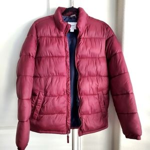 Old Navy Small Puffer Jacket- Burgundy